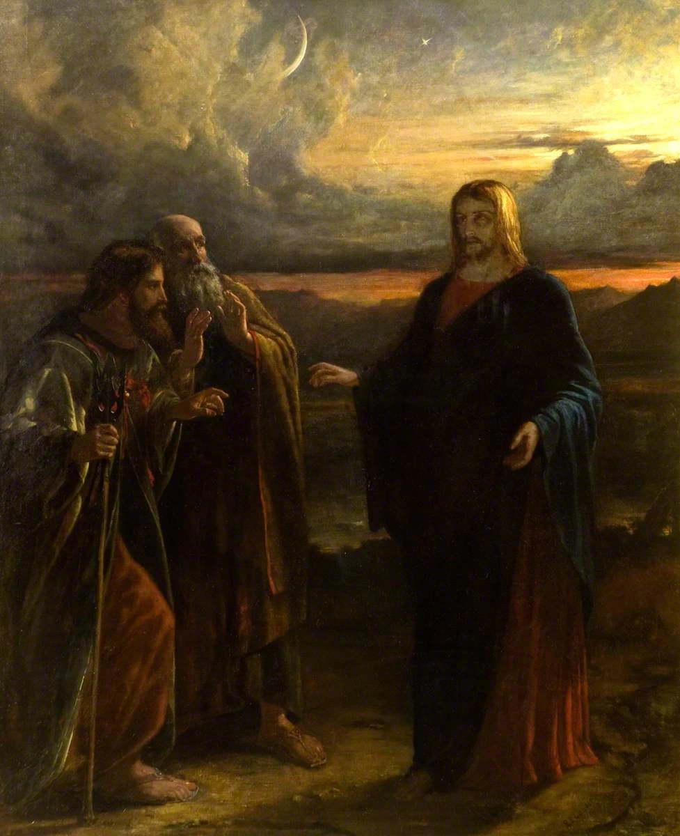Cristo e i due discepoli in cammino verso Emmaus - Dundee Art Galleries and Museums